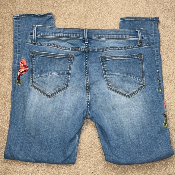 Driftwood Floral Embroidered Skinny Jeans - Picture 3 of 11